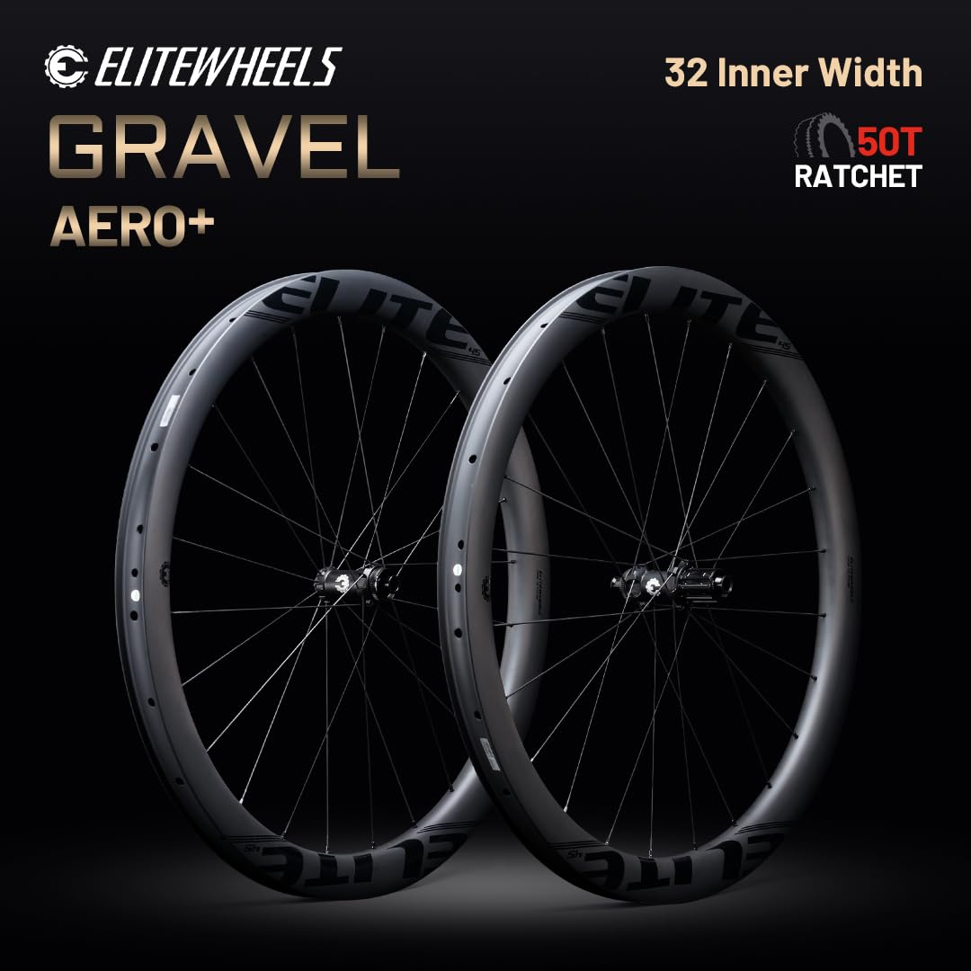Amazon | ELITEWHEELS Aero+ グラベルホイール ウィング 20 スポーク